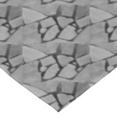 Grau-Schwarz-Fliesen-Muster, Stein, rustikale Tisc Tischdecke (Schrägansicht)