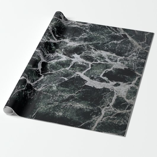 Grau-Schwarz-Malerei Geschenkpapier (Ungerollt)
