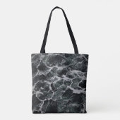 Grau-Schwarz-Malerei Tasche (Rückseite)