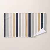 Grau, Schwarz und Tan Badhandtuch Set (Handtuch)