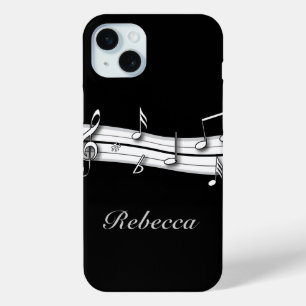 Grau-Schwarz-Weiß-Noten Case-Mate iPhone Hülle