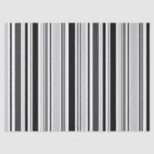 Grau, schwarz, weiß Streifen Seidenpapier (Vorderseite)