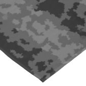 Grau Schwarzes Unregelmäßiges Abstractes Musterdes Tischdecke (Schrägansicht)