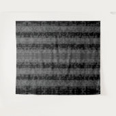 Grau Schwarzes Unregelmäßiges Abstractes Musterdes Wandteppich (Vorderseite (Horizontal))