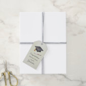 Grau-Schwarzmörtel, Diplom-Abschluss Geschenkanhänger (Mit Garn)