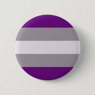 Grau Sexuelle Pride-Flagge Button