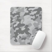 Grau-Silber-Camouflage aus Schiefer Mousepad (Mit Mouse)