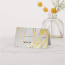 Grau Silber mit goldenen Linien Hochzeit