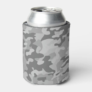 Grau-Silber-Styli aus der militärischen Camouflage Dosenkühler