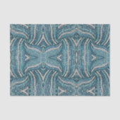 grau-silber türkis aquamarin-blau-bohemian seidenpapier (Vorderseite)