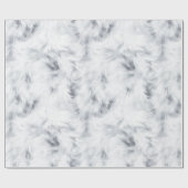 Grau Silber Weiß Geburtstag Geschenkpapier (Flach)