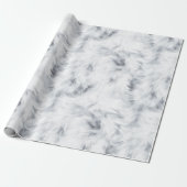 Grau Silber Weiß Geburtstag Geschenkpapier (Ungerollt)