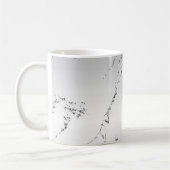 Grau silberner glitzernder falscher Glitter Kaffeetasse (Links)