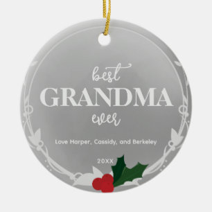 Grau Silver Foto Best Ever Oma Keramik Ornament