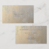 Grau Silver Gold Sepia Aquarellkarte Terminkarte (Vorne/Hinten)