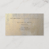 Grau Silver Gold Sepia Aquarellkarte Terminkarte (Rückseite)