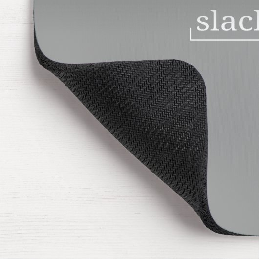 Grau Slackwares Linux Mousepad (Ecke)