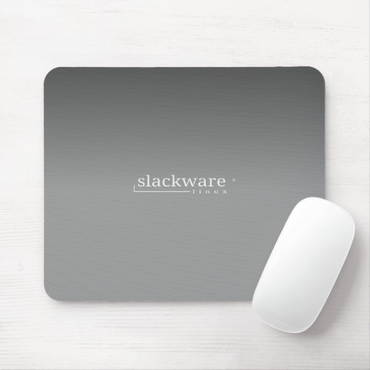 Grau Slackwares Linux Mousepad (Mit Mouse)