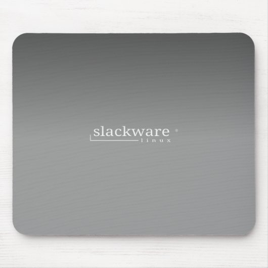 Grau Slackwares Linux Mousepad (Vorne)
