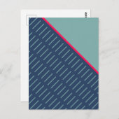 Grau-Slice Postkarte (Vorne/Hinten)