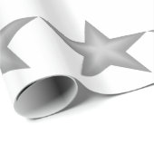 Grau spielt Thema-Packpapier die Hauptrolle Geschenkpapier (Rolleneckpunkt)