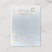 Grau-Spritzer-Ofenanzeige für Gold Visitenkarte (Vorderseite)