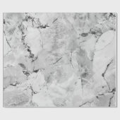 Grau "Stone Mosaic Cascade" Marmortextur Wrappin Geschenkpapier (Flach)
