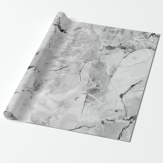 Grau "Stone Mosaic Cascade" Marmortextur Wrappin Geschenkpapier (Ungerollt)