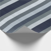 Grau-Streifen Geschenkpapier (Ecke)