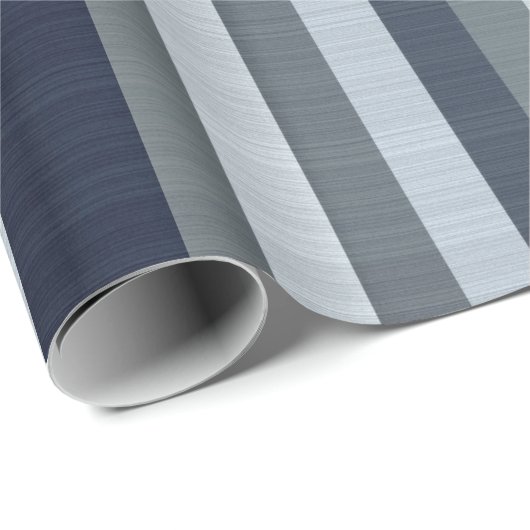 Grau-Streifen  Geschenkpapier (Rolleneckpunkt)