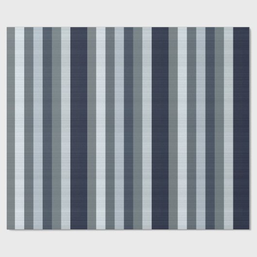 Grau-Streifen Geschenkpapier (Flach)