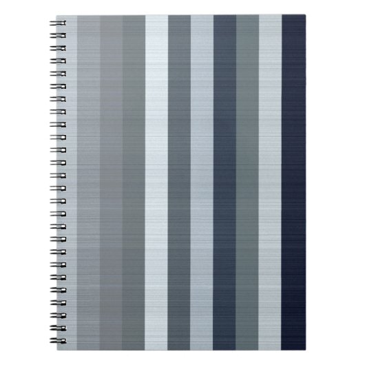 Grau-Streifen Notizblock (Vorderseite)