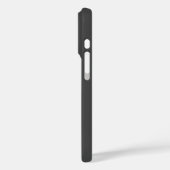 Grau+ Streifen personalisieren Case-Mate iPhone Hülle (Rückseite / Links)