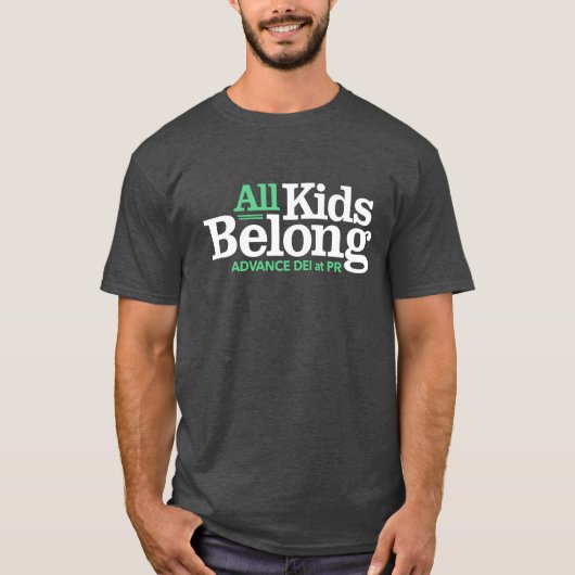 Grau-T - Shirt für Kohle auf der Vorderseite (Vorderseite)