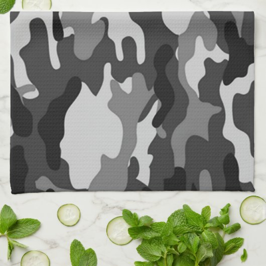 Grau-Tarnung| Küchentücher (Gefaltet)