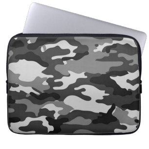 Grau-Tarnung  Neopren-Laptop Laptopschutzhülle