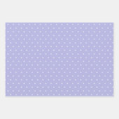 Grau-Tartan-Muster mit Lila Lilac Geschenkpapier Set (Vorderseite 3)