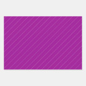 Grau-Tartan-Muster mit Lila Lilac Geschenkpapier Set (Vorderseite 2)