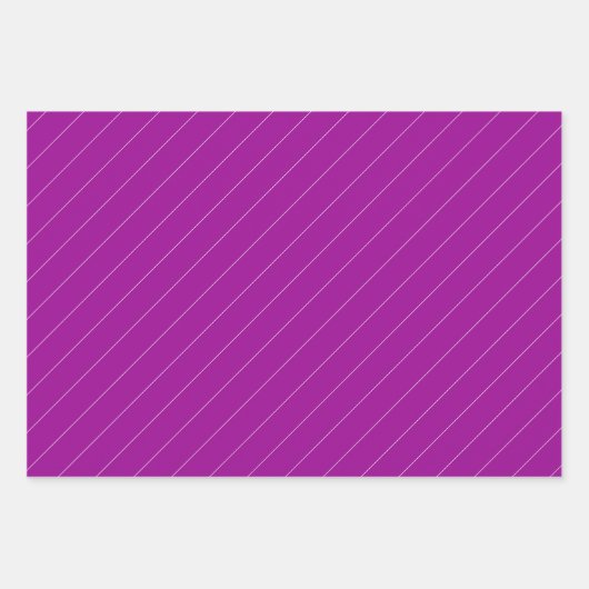 Grau-Tartan-Muster mit Lila Lilac Geschenkpapier Set (Vorderseite 2)