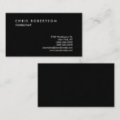 Grau Texture Consultant Moderne Visitenkarte (Vorne/Hinten)