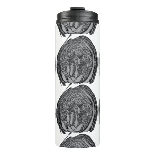 Grau Thermosbecher (Vorderseite)