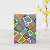 Grau Township Blank Notecard Karte (Gelbe Blume)