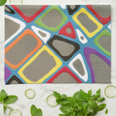 Grau Township Kitchtuch Geschirrtuch (Gefaltet)