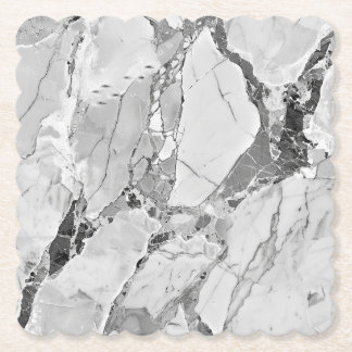 Grau "Twilight Marble Fantasy" Marmortextur Bott Untersetzer