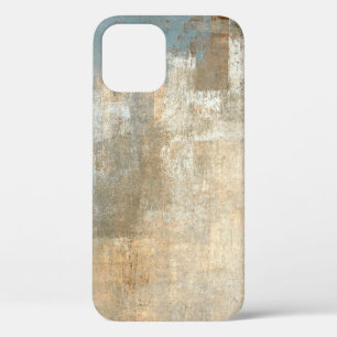 Grau und Beige Abstrakte Kunst Malerei abstrakt, K Case-Mate iPhone Hülle