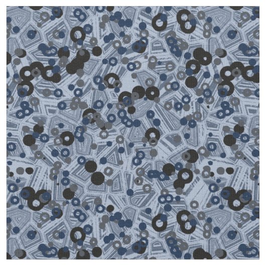 grau und blau geometrisch abstrakt stoff (Nahaufnahme)