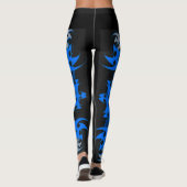grau und blau leggings (Rückseite)