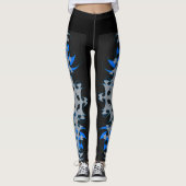 grau und blau leggings (Vorderseite)
