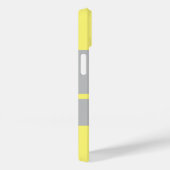 grau und gelb, Case-Mate iPhone hülle (Rückseite / Rechts)