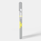 grau und gelb, Case-Mate iPhone hülle (Rückseite / Links)